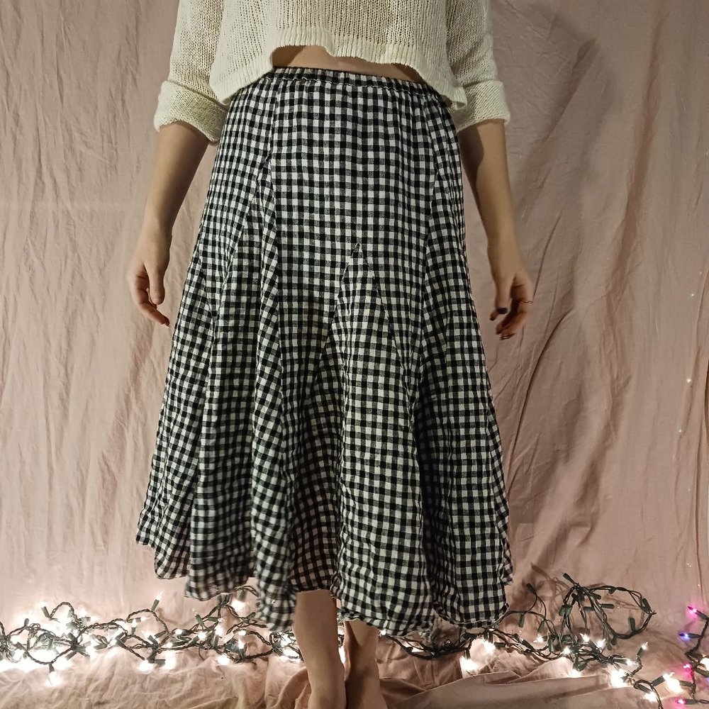 black picnic table skirt